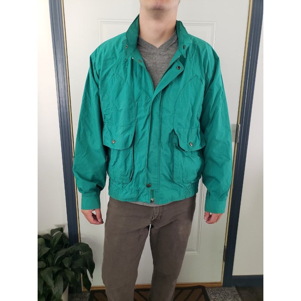 80s London Fog Teal Jacket